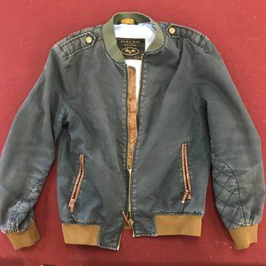 Zara mens vintage worn look jacket